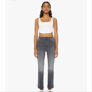 NWT Mother The Tripper Ankle high-rise flare. Wash: Lighting Up Lanterns